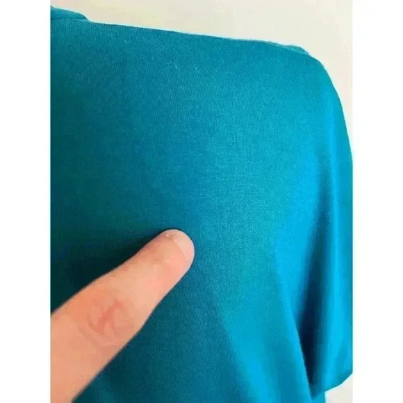 Eileen Fisher Shirt Dress Women's SP Jersey Soft Stretch Buttons Mandarin Collar - Picture 10 of 12